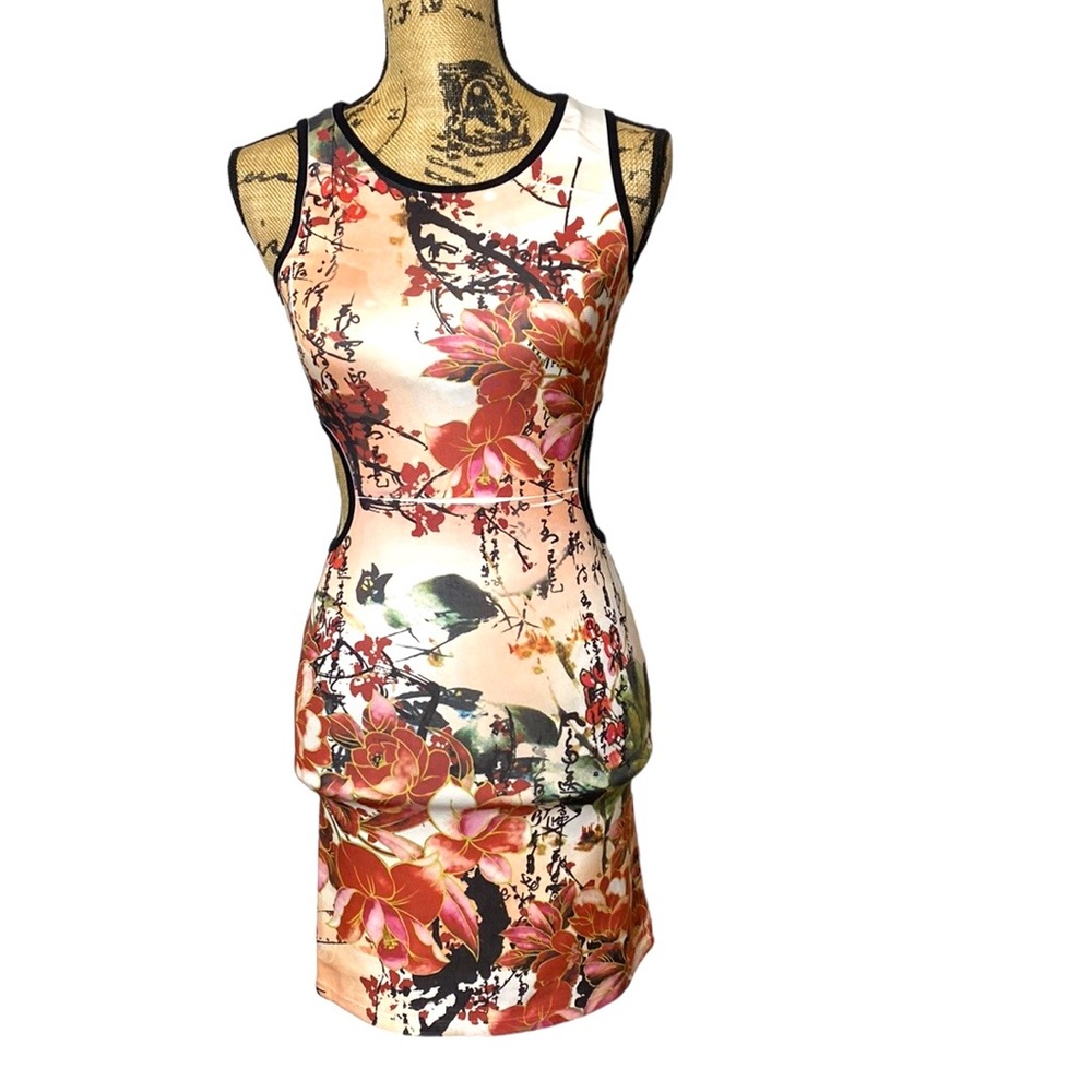 Love Culture Sleeveless Cut Out Mini Bodycon Dress S